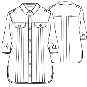 Fashion sewing patterns for Shirt 774